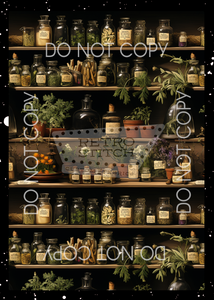 Apothecary Shelves