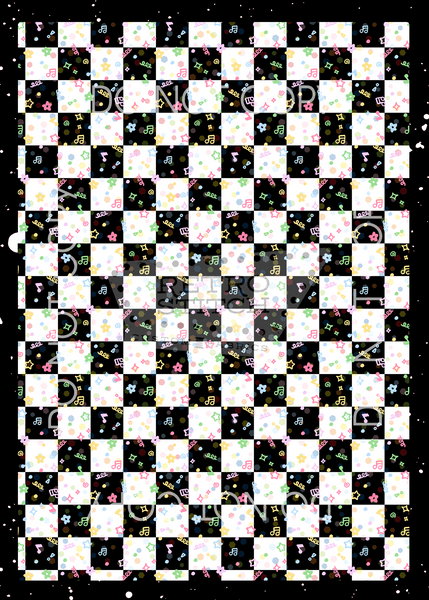 Checkered Confetti Coord - VINYL