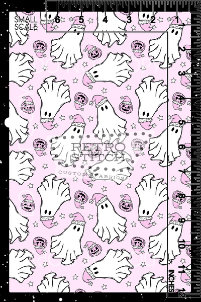 Christmas Ghosties Pink -VINYL