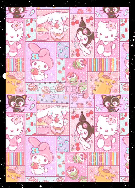 Quilted Kitty Friends