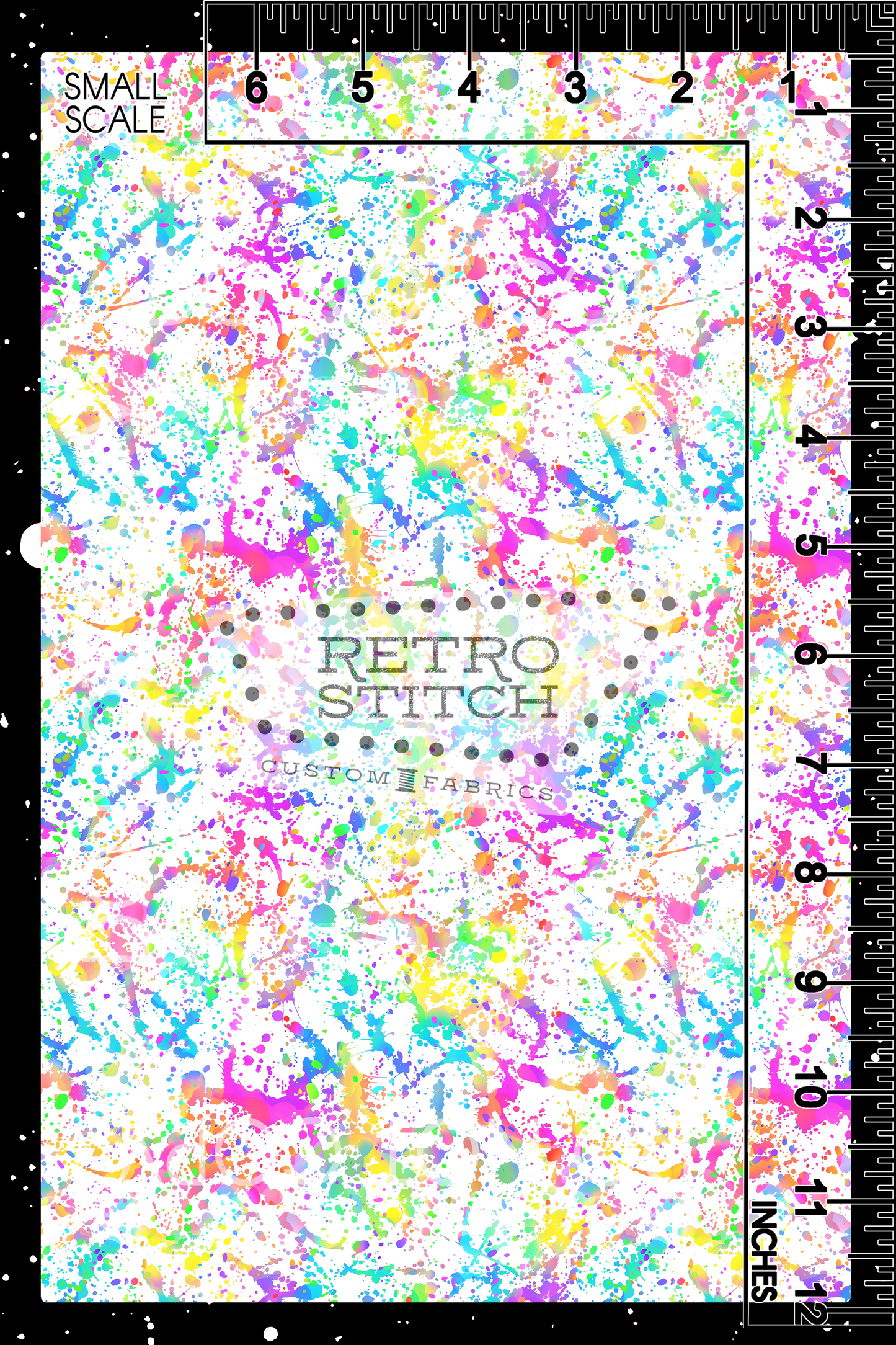 Rainbow Splatter - White - VINYL