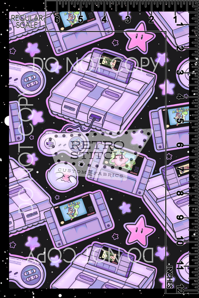 Retro Console Purple