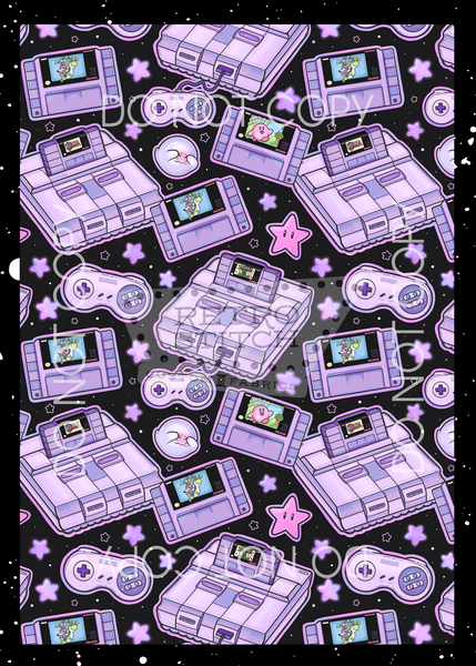 Retro Console Purple