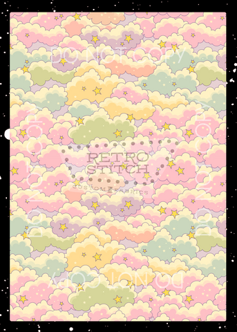 Retro Pastel Clouds