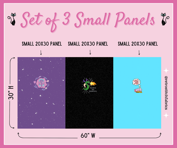 Set of 3 Small Panels