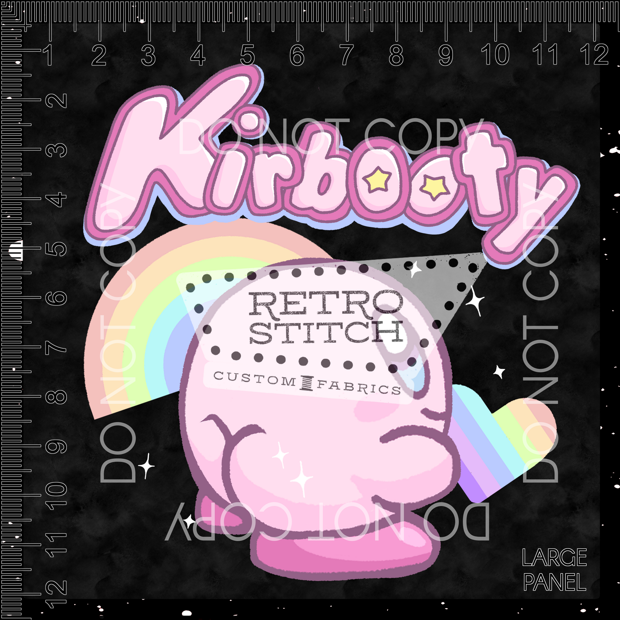 Kirbooty - Black  Panel