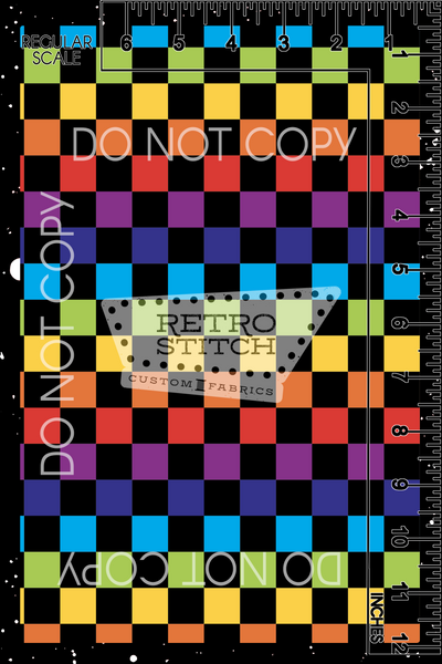 Rainbow Checkers - Black